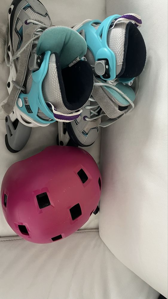 Patins e kit proteção