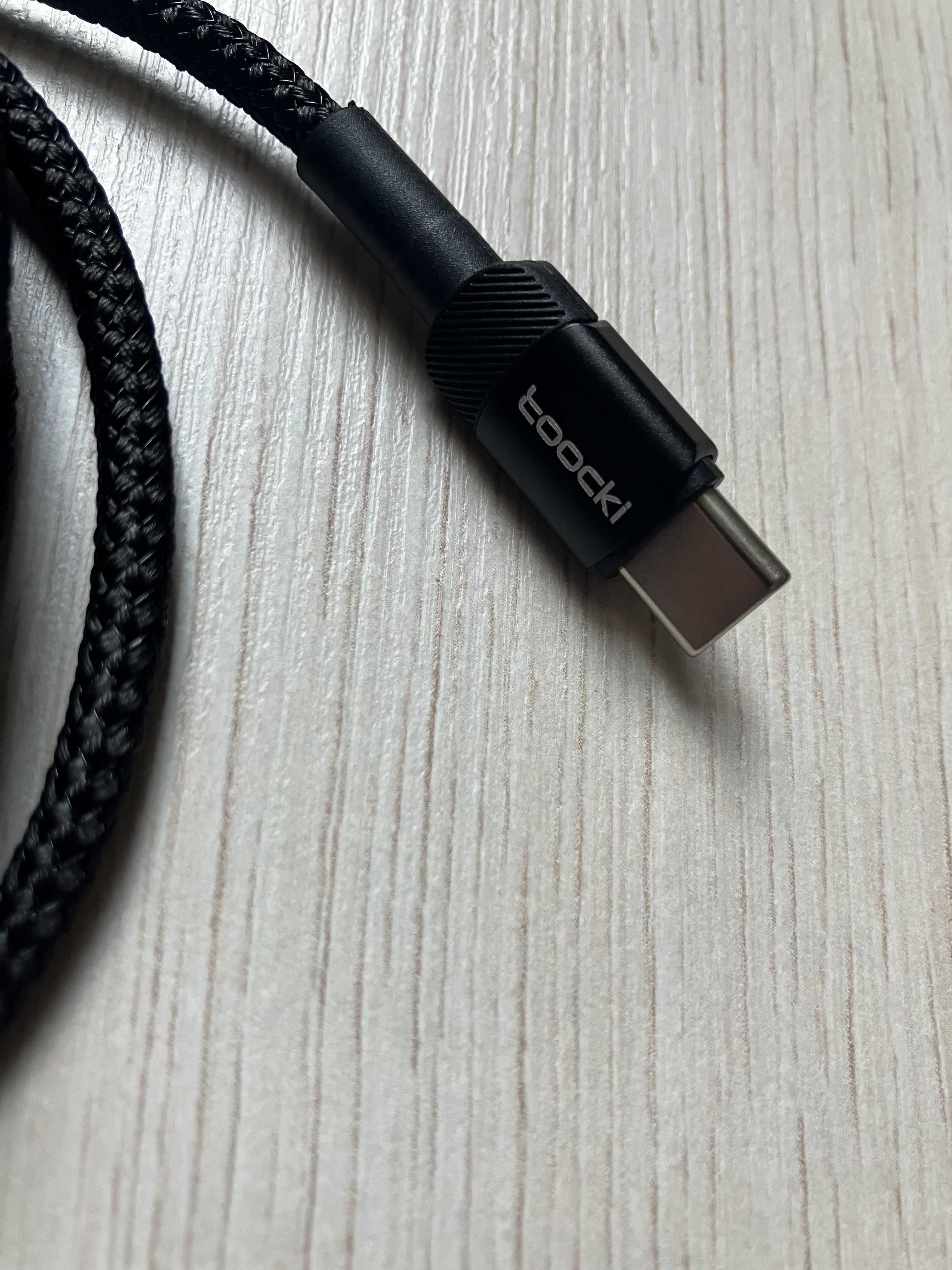 3x Kabel USB C 100W 3 metry ładowarka oplot wzmacniany pancerny Toocki