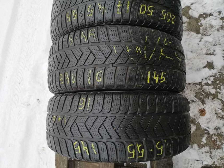Pirelli Sottozero 3 205/50R17 93V шини бу зима 4 штуки