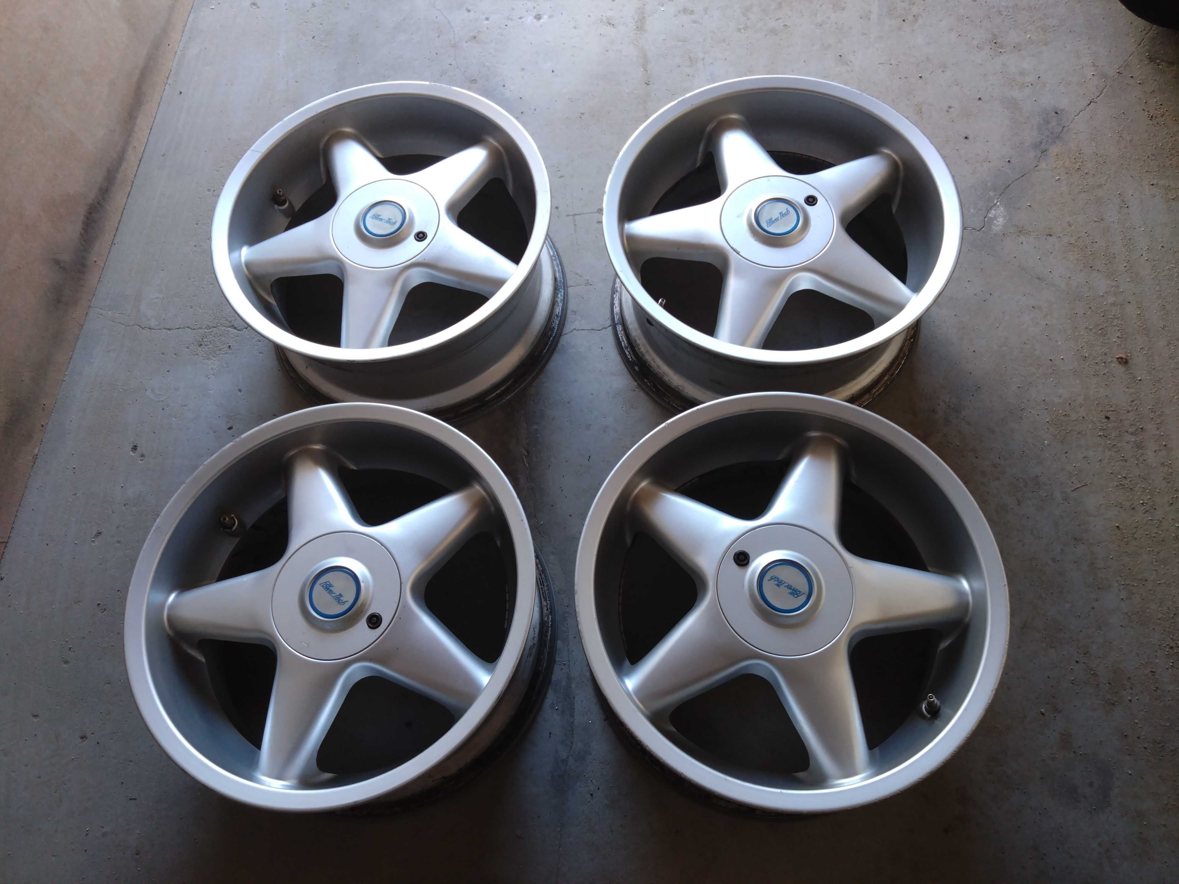 klasyczne felgi POWERTECH BCW 17x8 et35 BMW german style 5X120 e36 e46