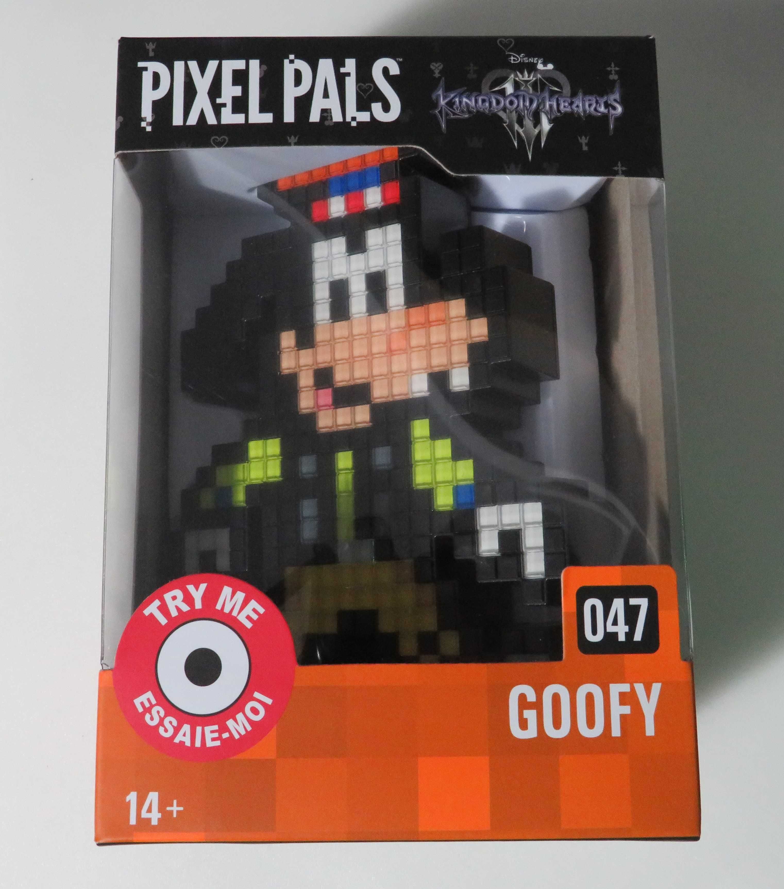 Figura Pixels Pals Kingdom Hearts Goofy 047 Novo e Selado