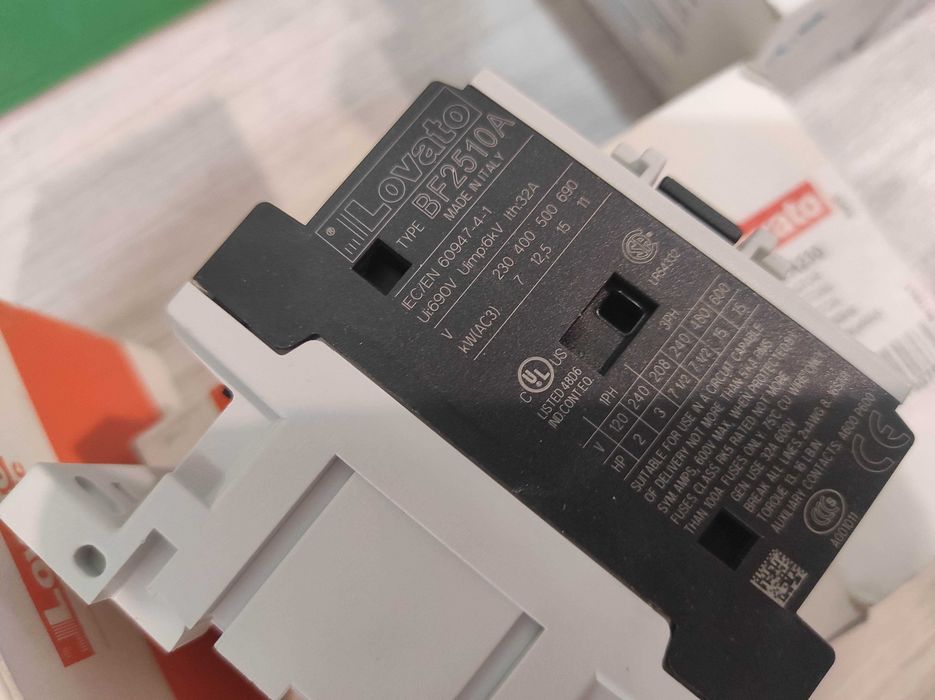 НОВІ! Контактори Eaton 7-17А/25-32-50А пускач Lovato Schneider