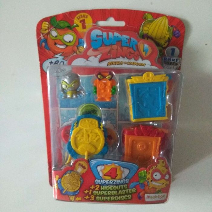 Super Zings superzings blister 4pack figurki kryjówki srebrna silver f