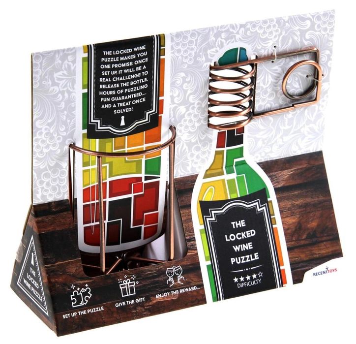 The Locked Wine Puzzle - łamigłówka 4/5 G3 Recent Toys ,258x221 mm