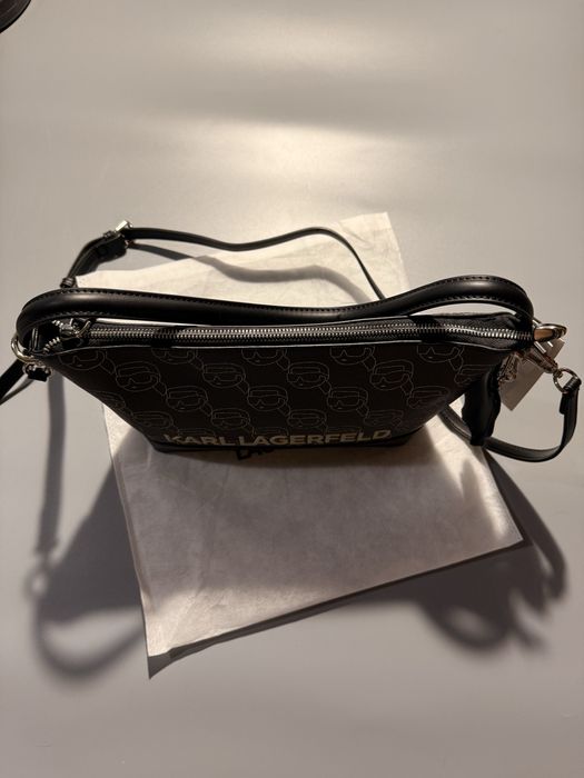 Сумка karl lagerfeld карл лагерфельд кожаная оригинал 100% original