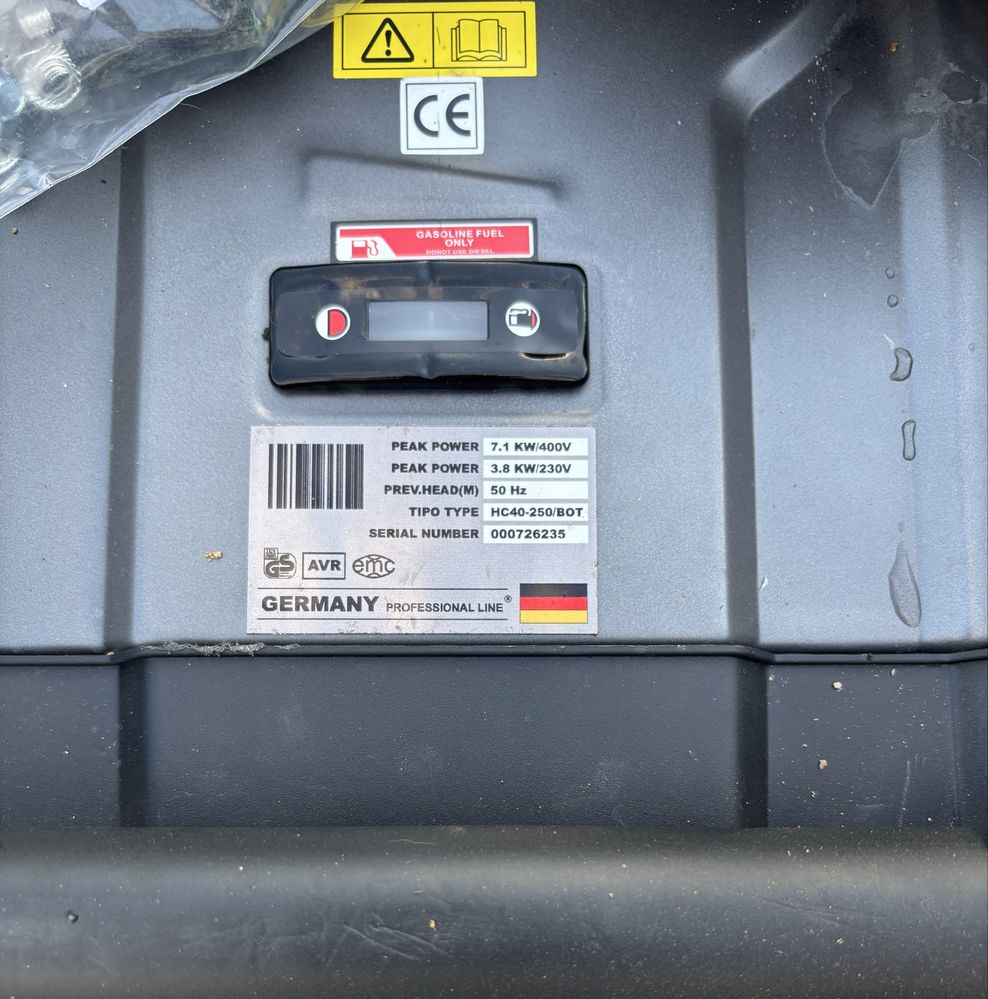 Nowy Agregat prądotwórczy 7KW