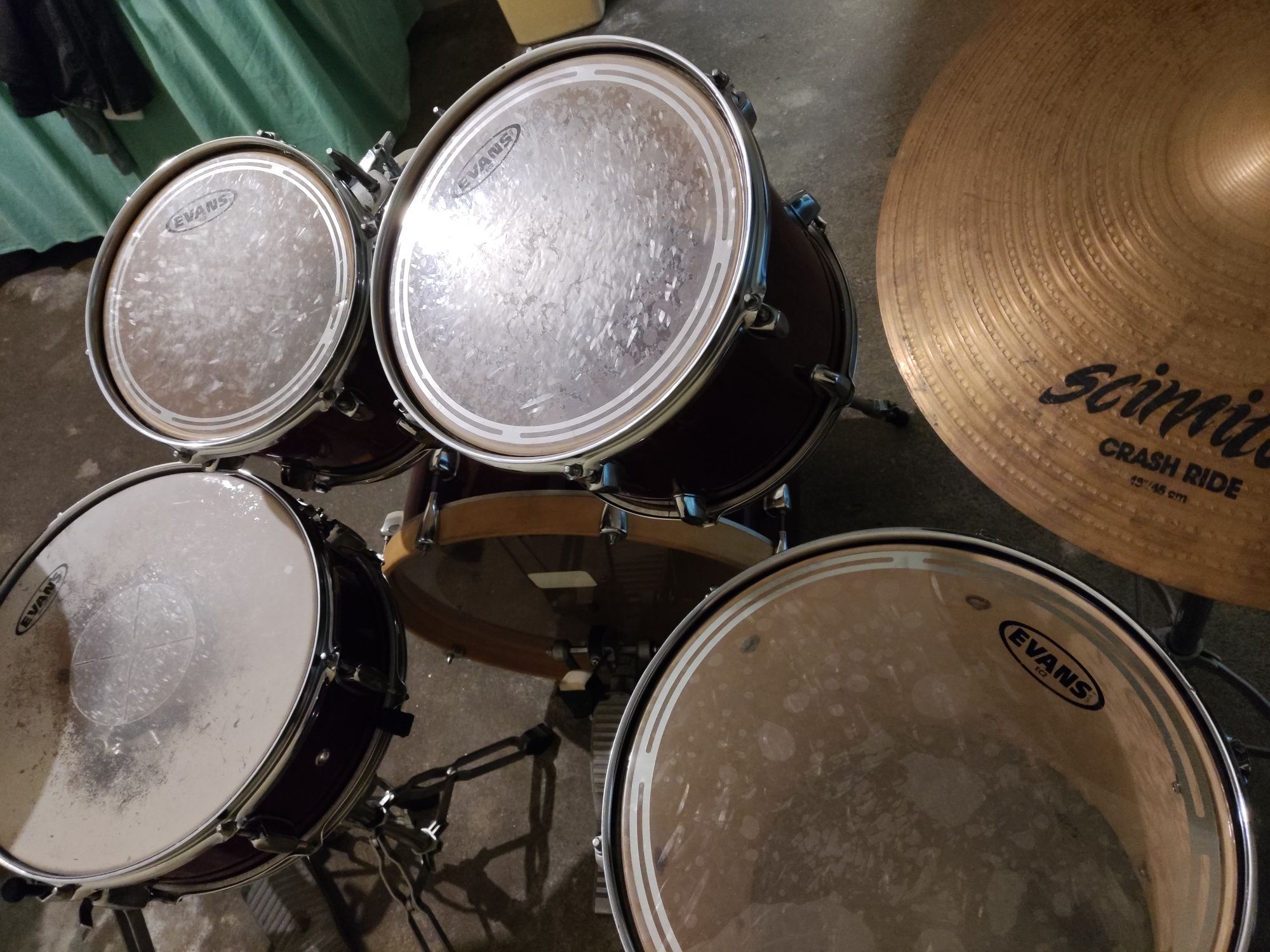 Bateria Mapex pratos zildjian