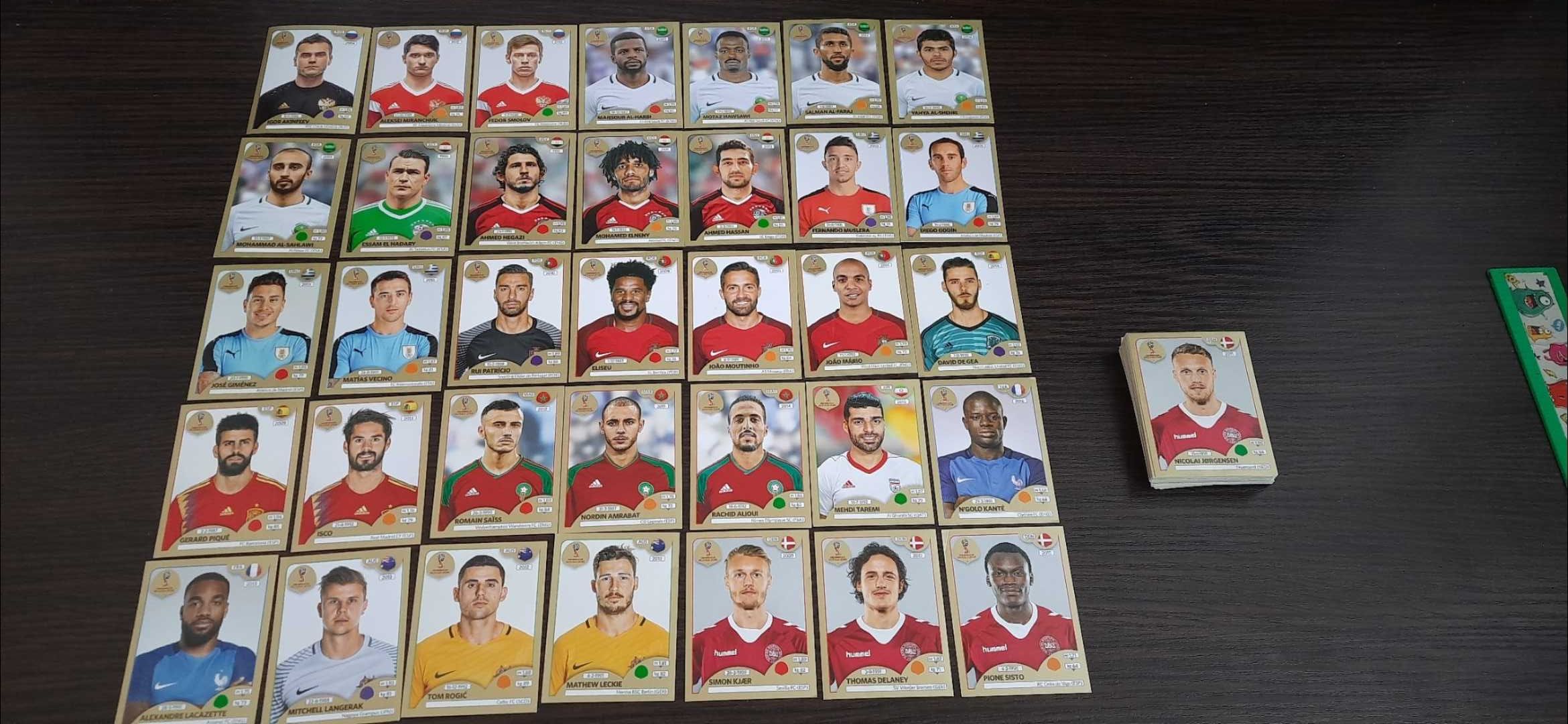 Panini gold чм чс 2018  world cup наклейки