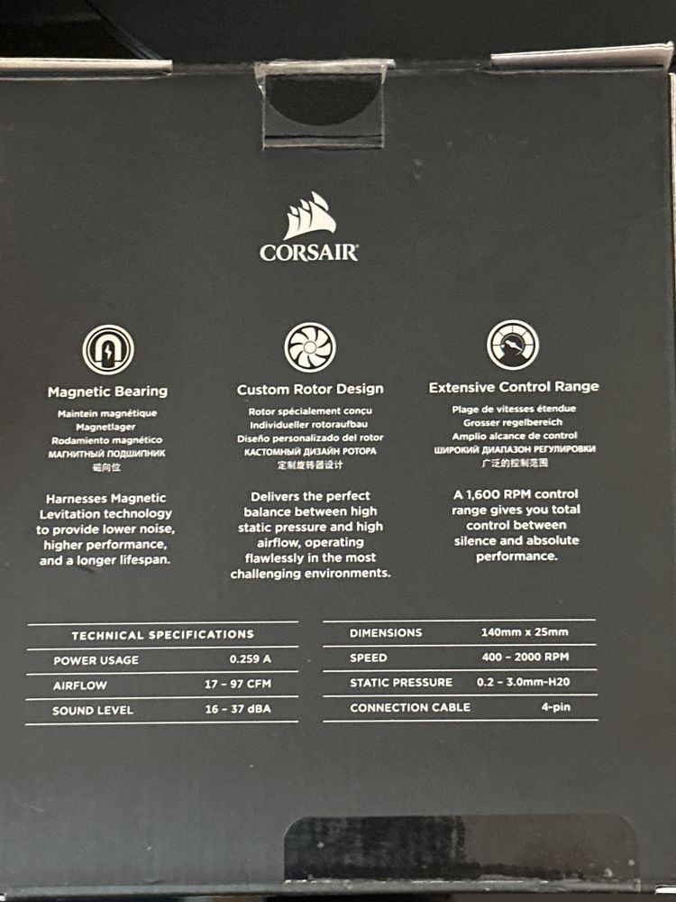 Ventoinhas Corsair ML140