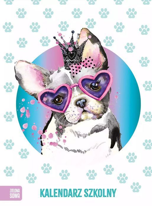 Kalendarz szkolny. Pieski. Zielona Sowa
