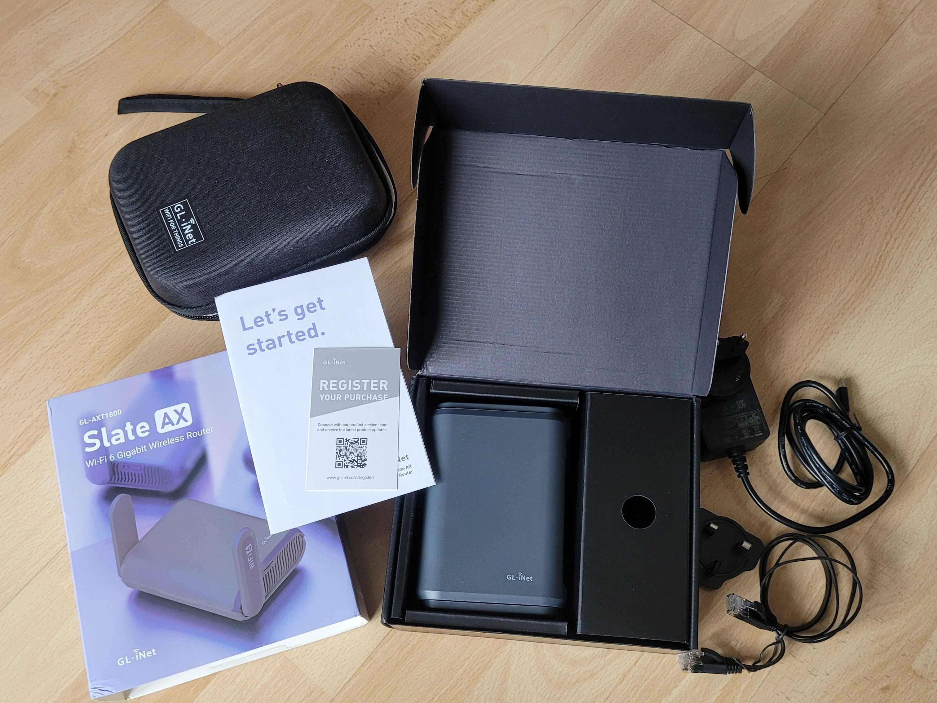 Router podróżny z etui Slate AX (GL-AXT1800) Wi-Fi 6 GB Travel Router