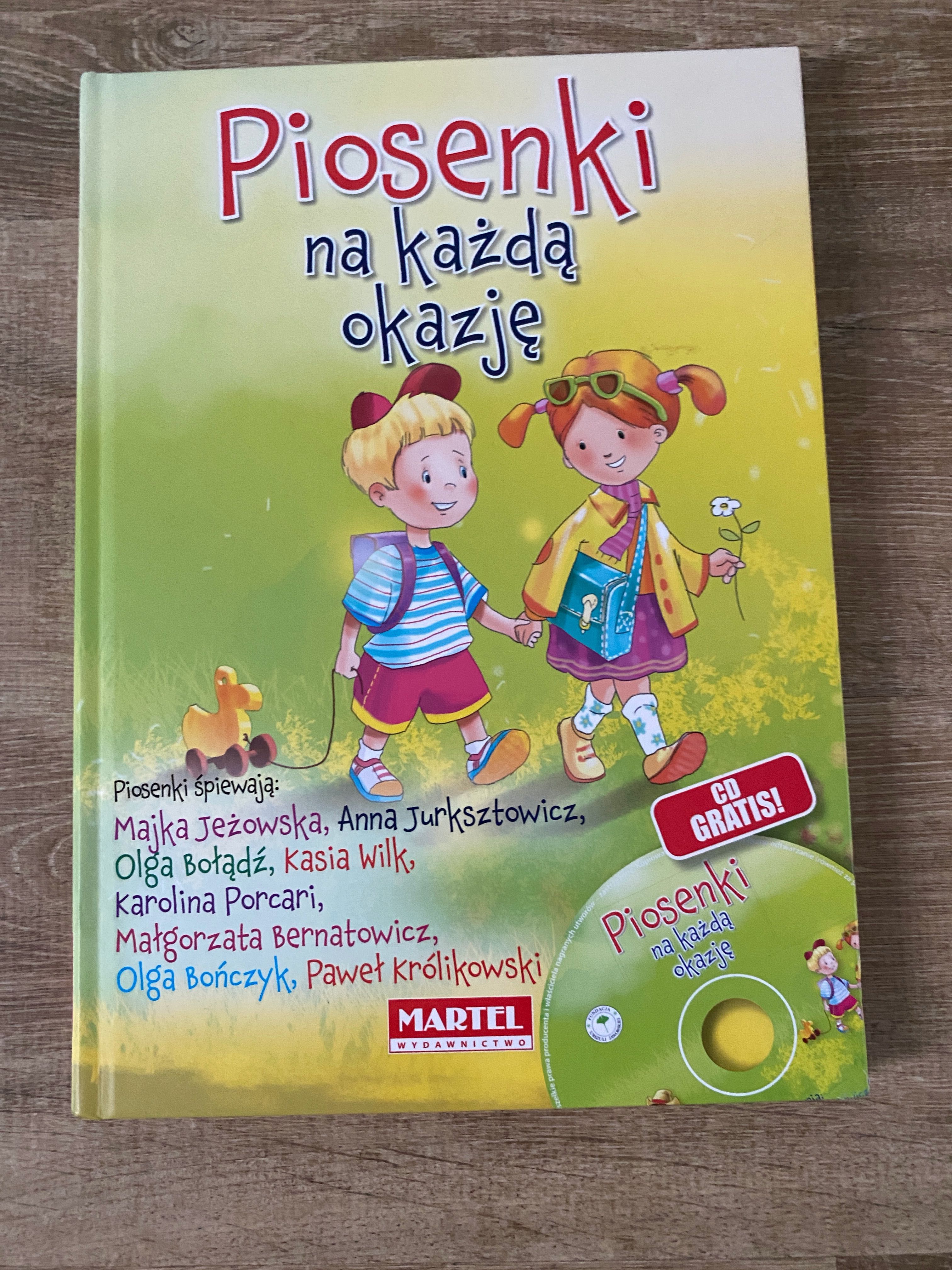 Książka z płyt CD "Piosenki na każdą okazję"