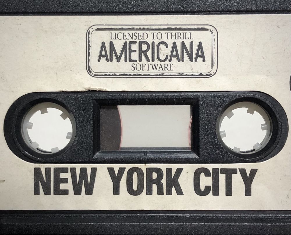 Gra New York City N.Y.C. kaseta magnetofonowa ATARI XL XE 8-bit retro