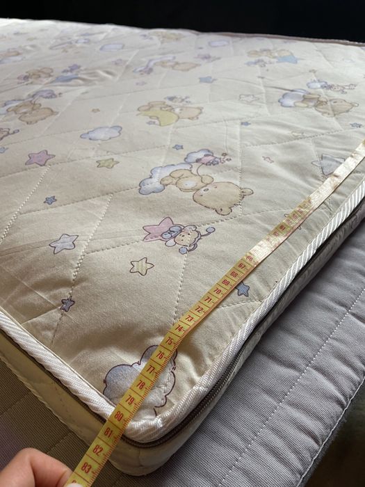 Dziecięcy Materac lniany len. 180 x 80 x 5 cm