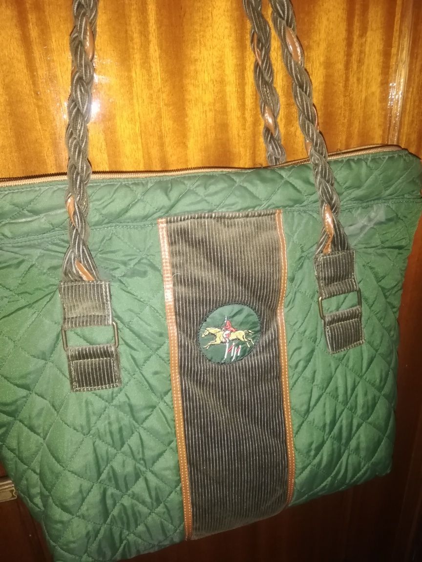 Bolsa grande de praia verde