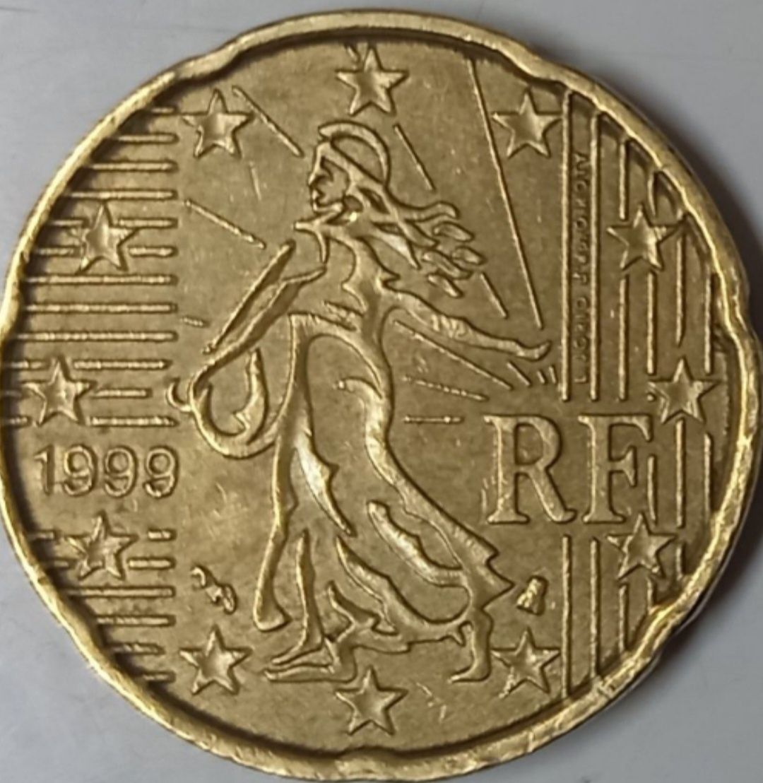 Moeda 20centimos rf 1999