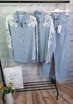 Koszula jeans z koronką xs
