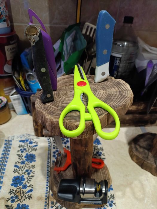 Самодельные подставки для ножей