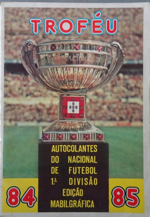 Cromos caderneta Troféu 84/85 recuperados