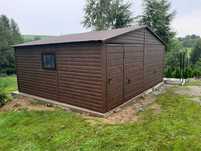 Garaż blaszany 6x6, garaże drewnopodobne, magazyn blaszany