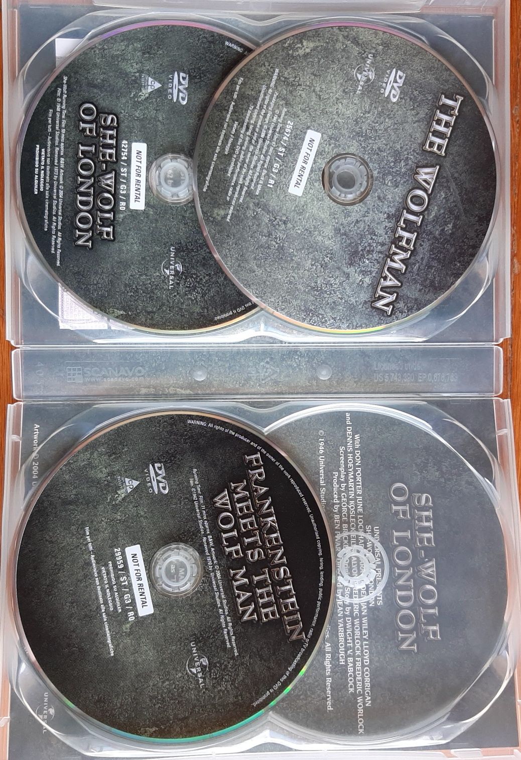 The Legacy Collection-O Homem Lobo(3 Discos/4 Filmes)