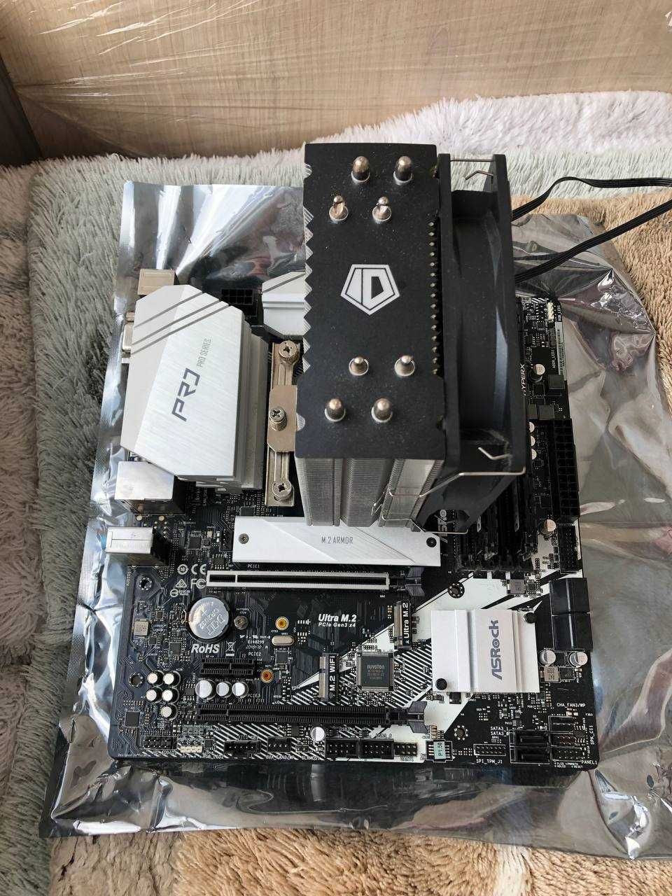 Комплект i5-10400f AsRock B460M-Pro4  DDR4-2666 16384MB Zotac 1050ti