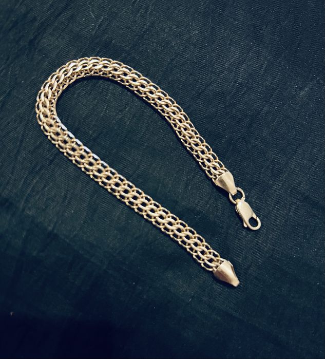 Женский браслет золотой размер 19 / 9 грамм.золото 585 пробы