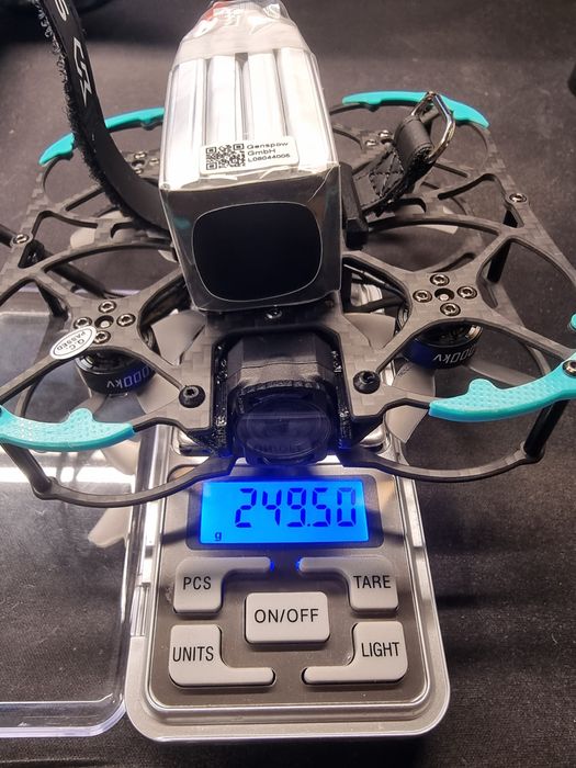 Dron FPV Sub250 Huma 249g DJI Air Unit O3, buzzer