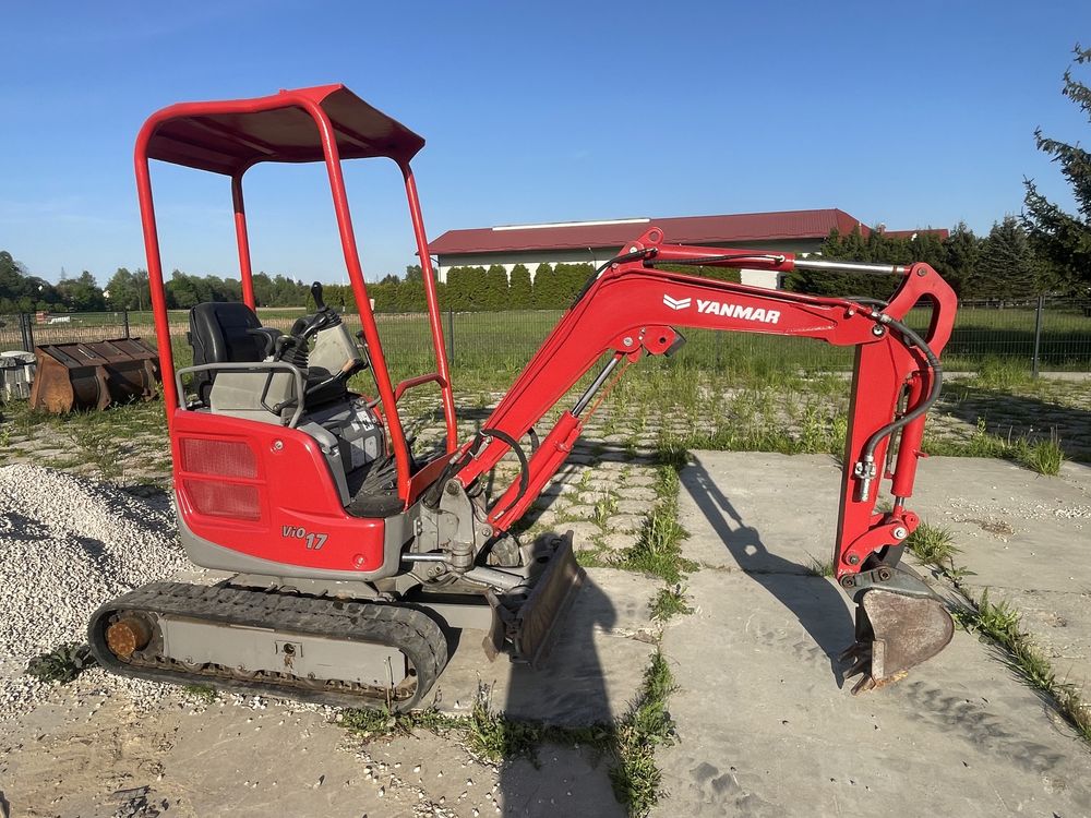 Minikoparka koparka YANMAR VIO17 2013 rok 2 łyżki jcb kubota bobcat