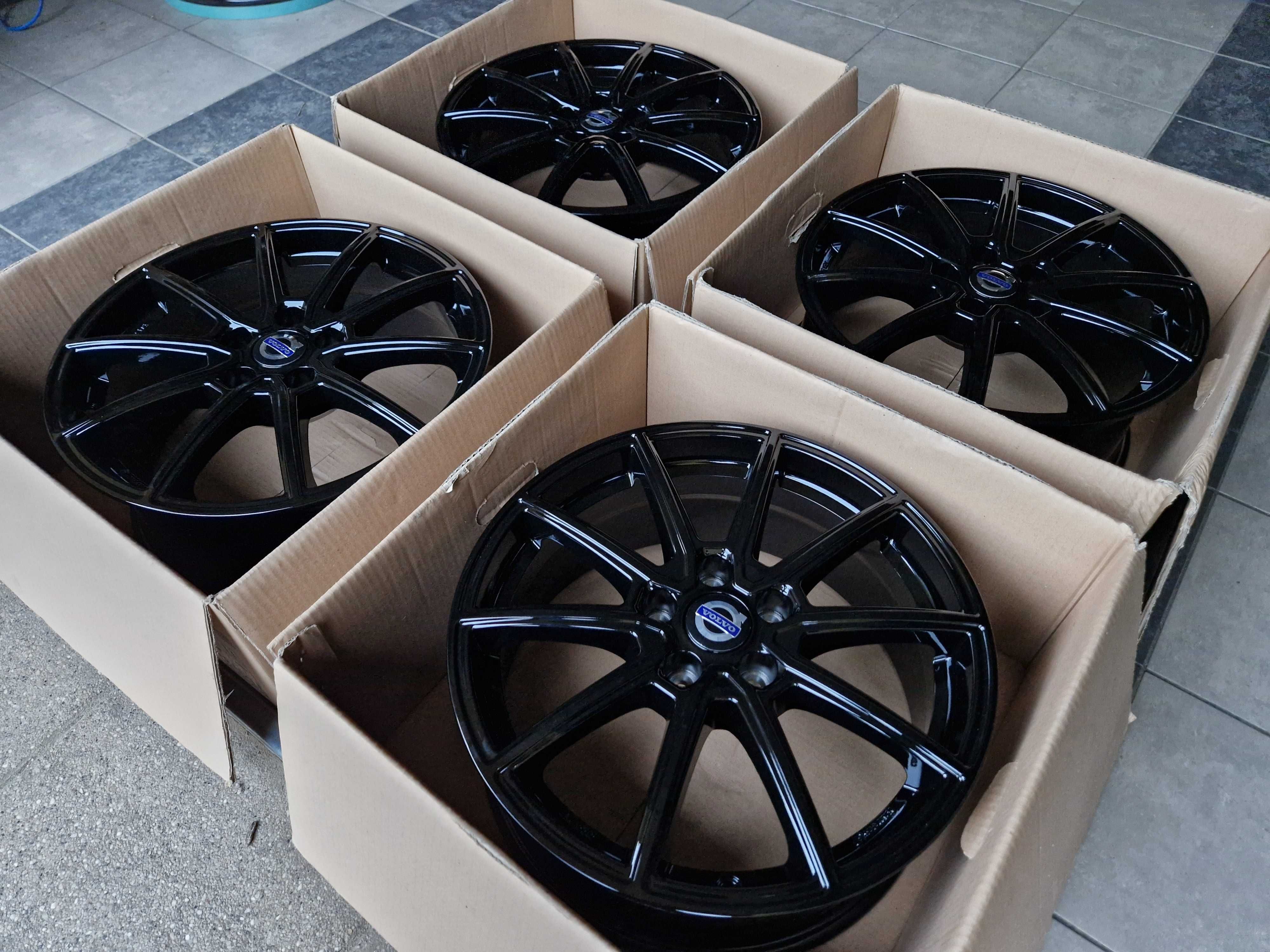 Alufelgi 17 5x108 Volvo S40 S60 V40 V60 V70 V90 XC40 XC60 Czarne 700#