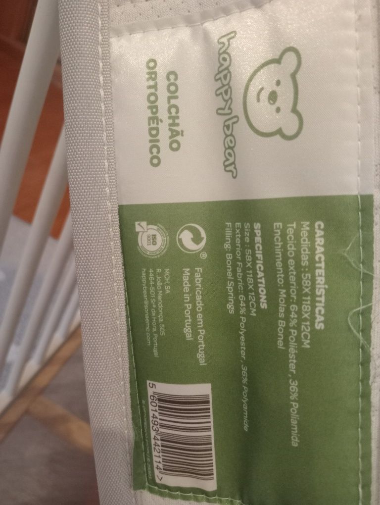 Berço bebé Smagora IKEA com estrado e colchão ortopédico