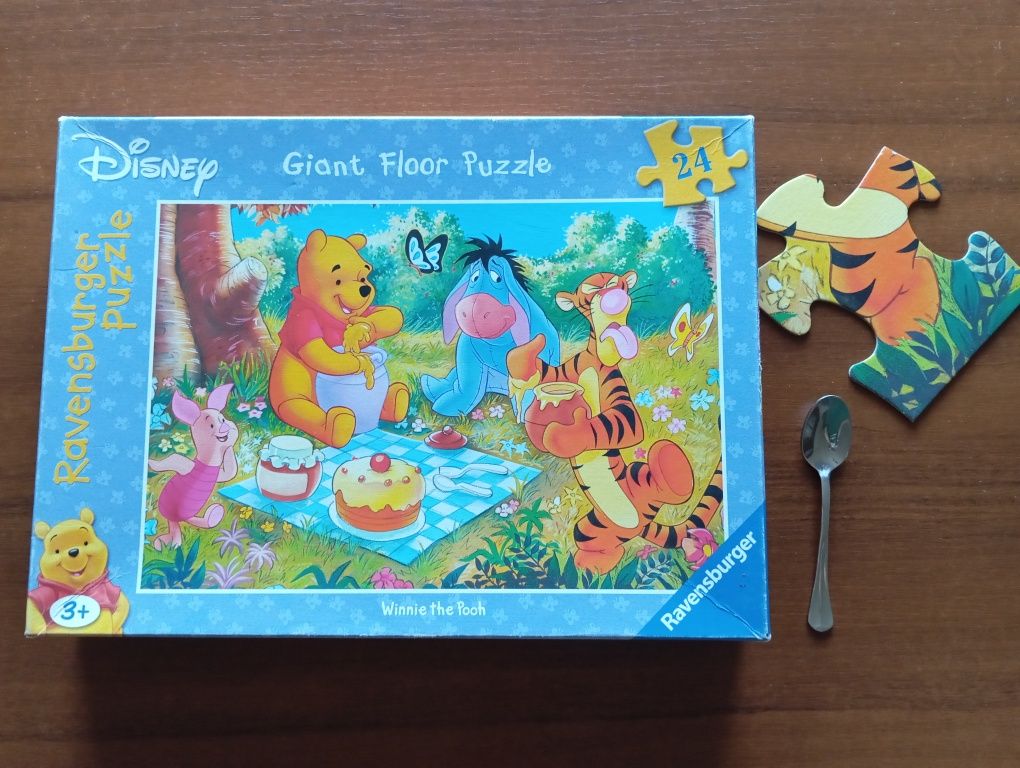 Giant Floor Puzzle - puzzle maxi Kubuś Puchatek, 24 elem, Ravensburger