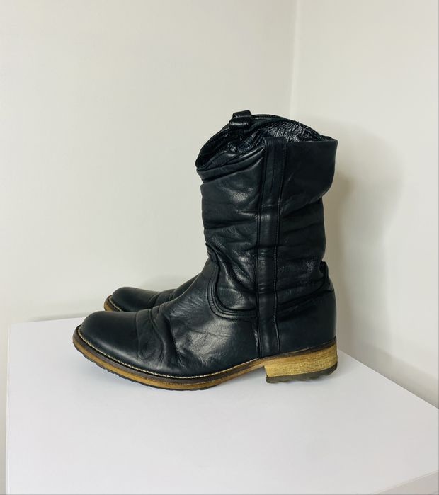 Женские кожаные ботинки 38 р  челси вестерн казаки