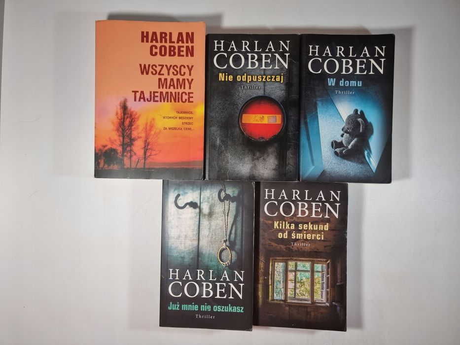 Harlan Coben / zestaw 5 książek / Kryminał