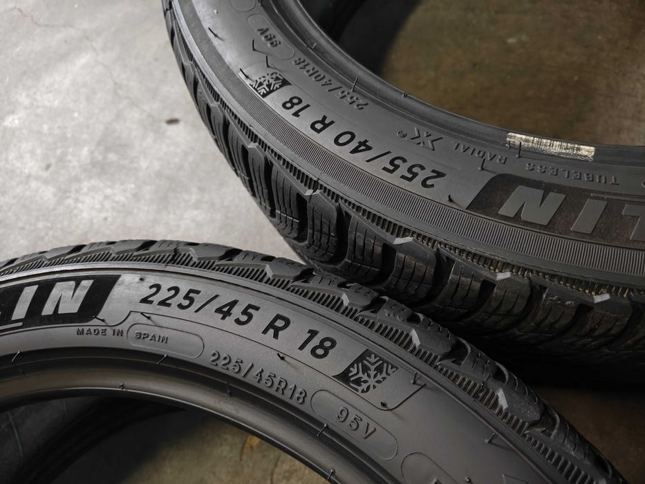 R18 225 45/R18 255 40 шини зимові Michelin Pilot Alpin 5