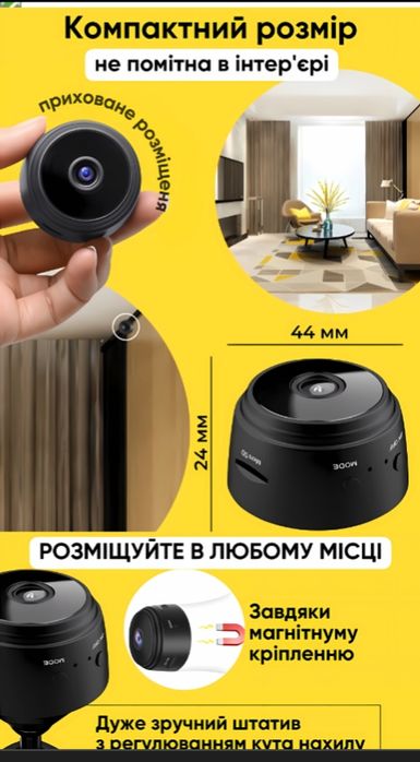 Відео камера WI FI 1080p
