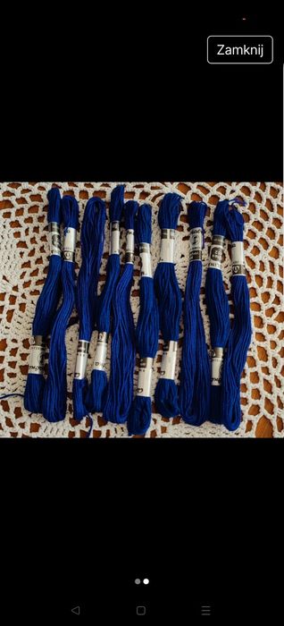 Mulina 10 szt. Granatowa