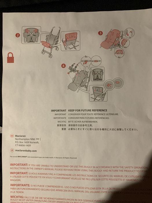 Alcofa de bebé Maclaren