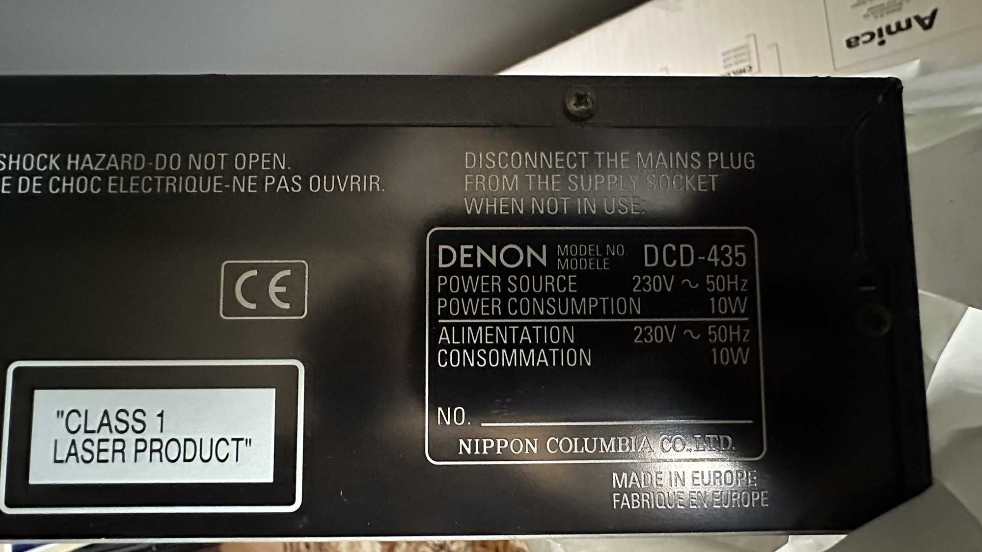 Odtwarzacz CD - Denon DCD-435 - uszkodzony
