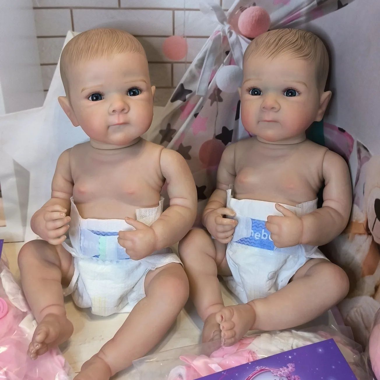 Реборн 3д Reborn 3d роспись кожи винил силикон пупс кукла Бетти лялька