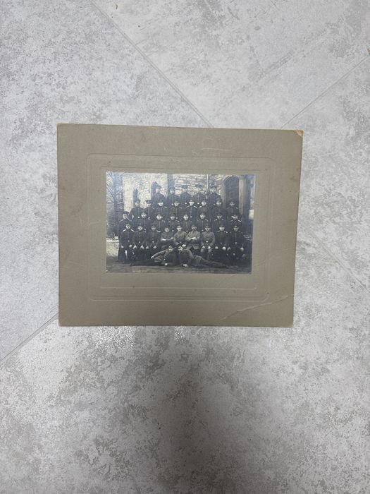 Stare zdjęcie ze szkoły oficerskiej pierwsza wojna swiatowa