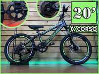 Дитячий велосипед CORSO CRANK 20' колеса 2024р LTWOO Рама 11' Дитячий