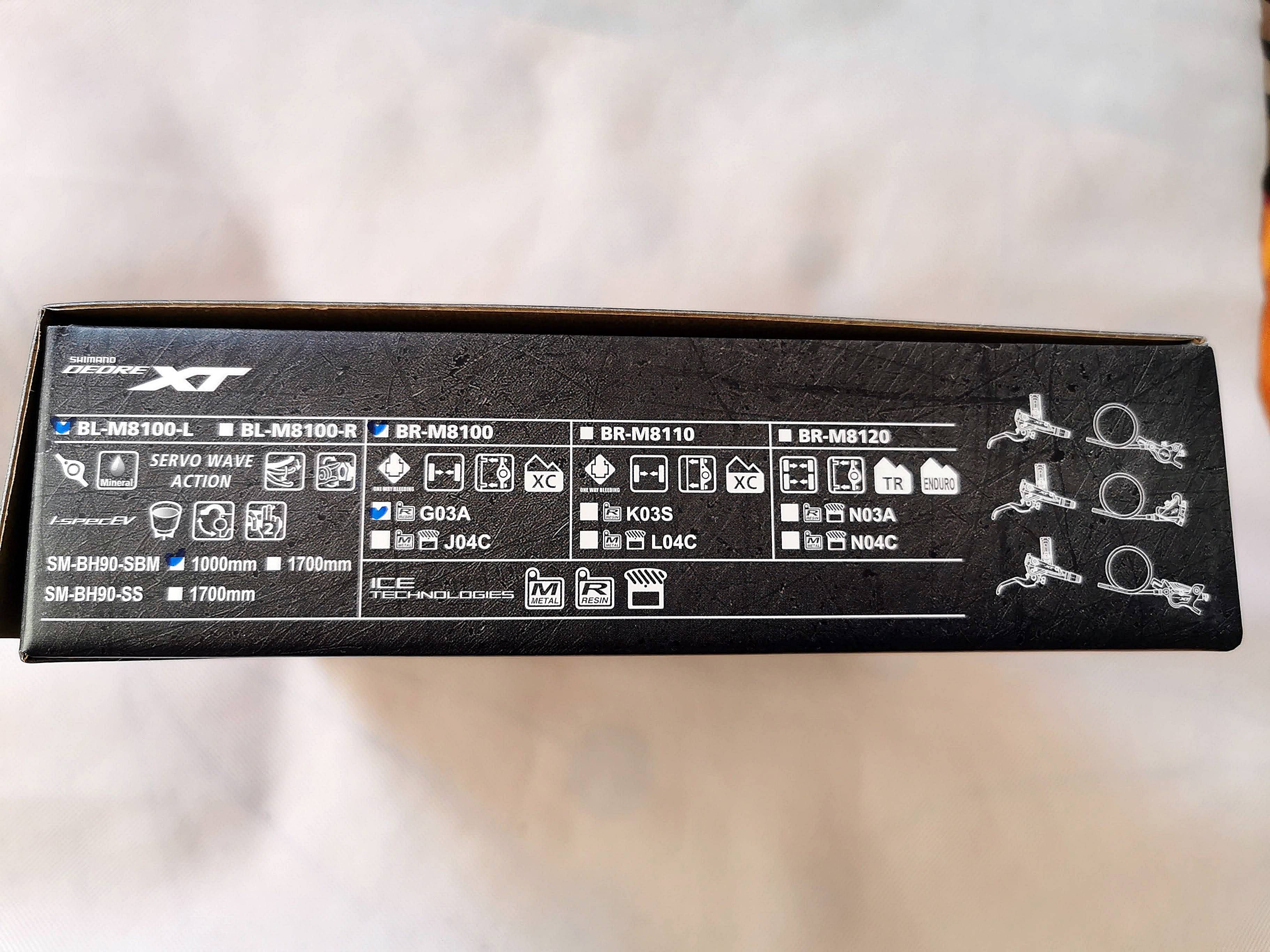 SHIMANO BR-M8100  Hamulec Tarczowy Przedni 1000mm