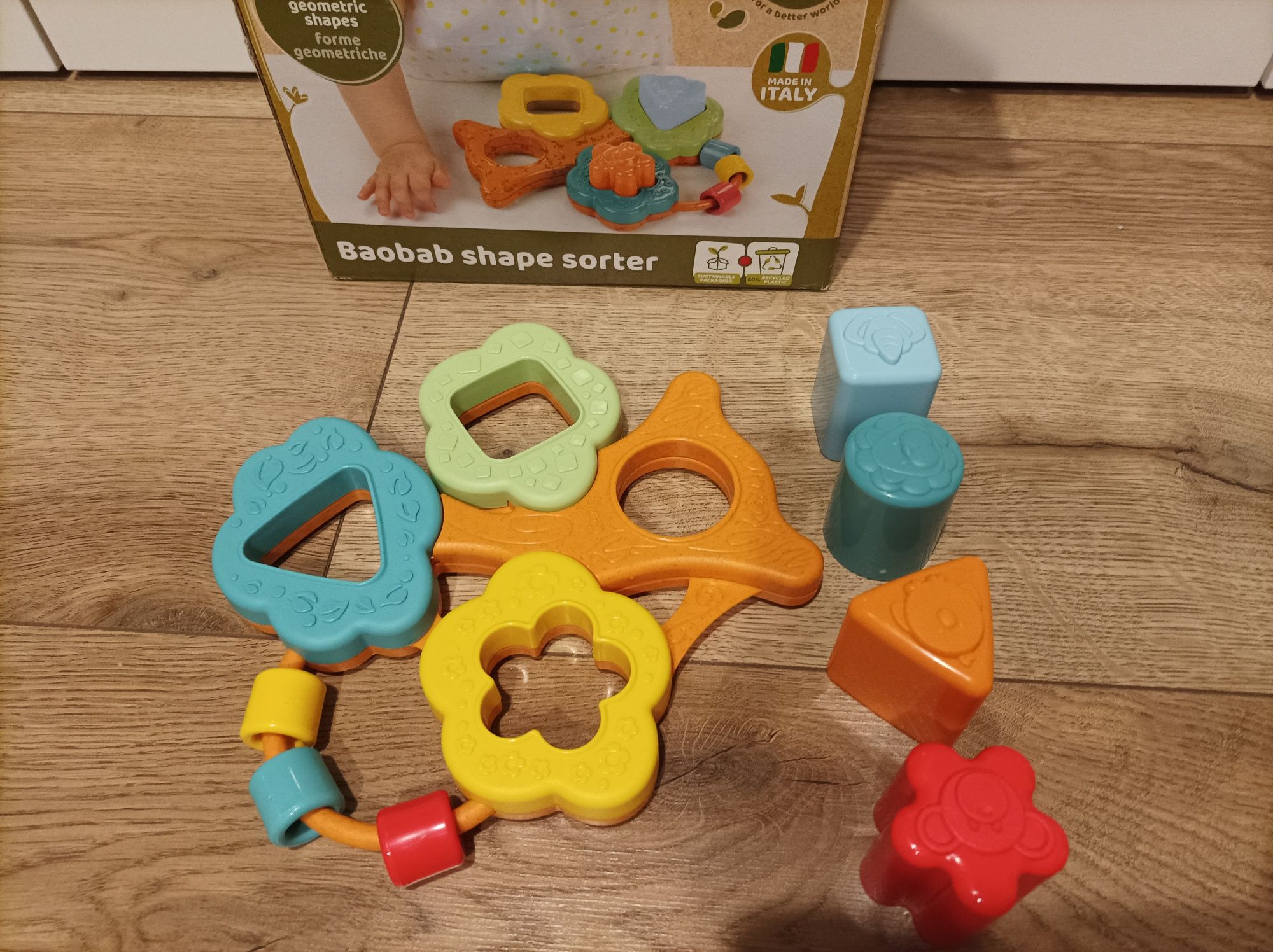 Chicco Eco+ sorter kształtów Baobab, 6-36m