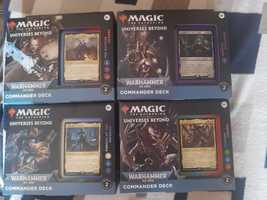 MTG Warhammer Commander zestaw 4 w 1