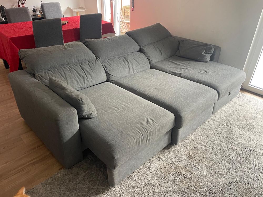 Sofa cama Ikea com chaiselong