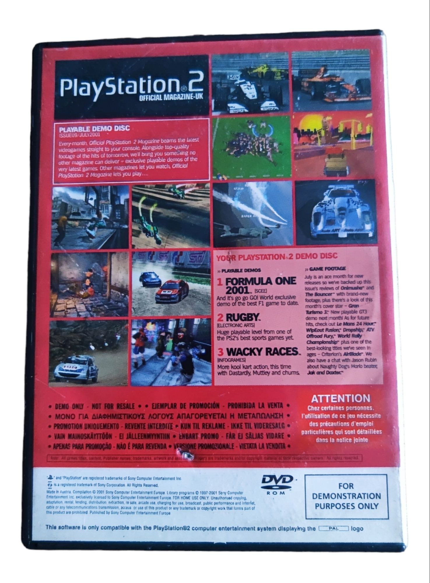 Pudełko Official Magazine PlayStation 2 (PS2)