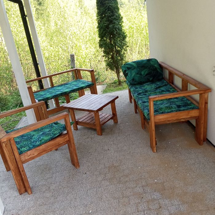 Narożnik ogrodowy tarasowy 195/195