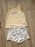 Komplet letni w motylki h&m r. 116