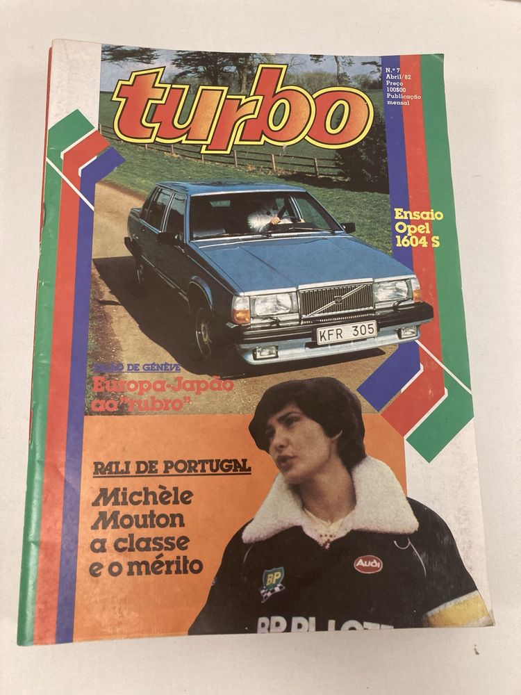 Revistas Automóvel, Turbo, antigas